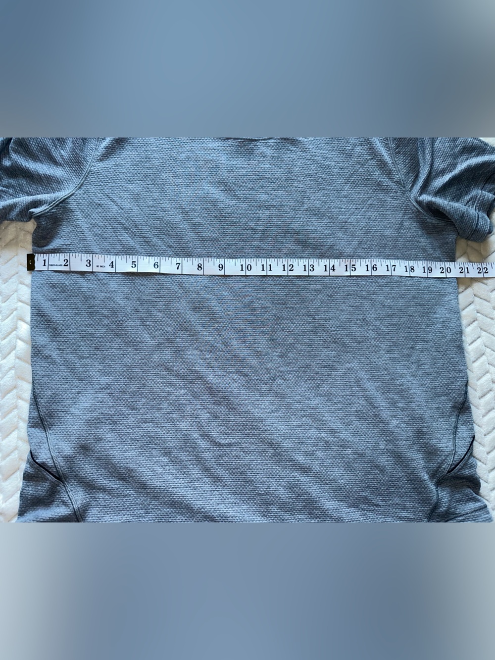 Lululemon Long Distance Short Sleeve Shirt Heather Grey Size 8-10 PTP 20.5” - Picture 4 of 6